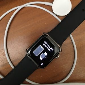 Apple series 5 stainless steel gps+cellular